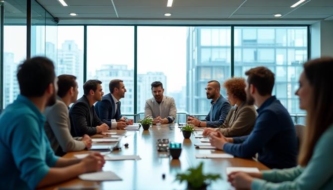 Team ReteDigitale riunione negli uffici di Milano
